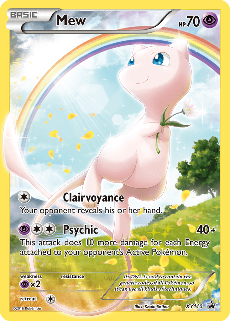 Mew XY Black Star Promos card