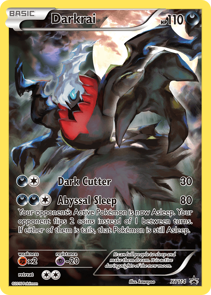 Darkrai XY Black Star Promos card