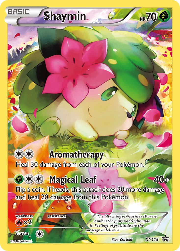 Shaymin XY Black Star Promos card