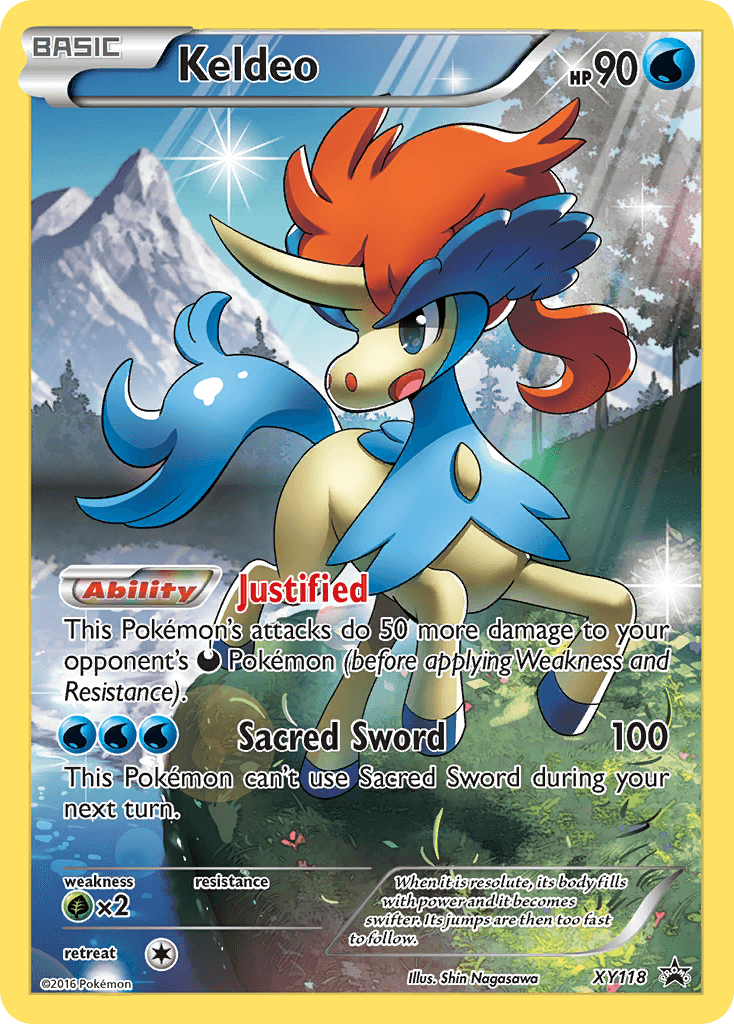 Keldeo XY Black Star Promos card