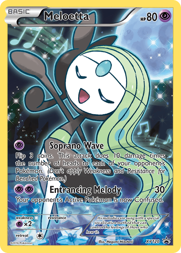 Meloetta XY Black Star Promos card