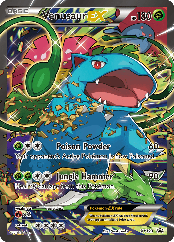 Venusaur-EX XY Black Star Promos card