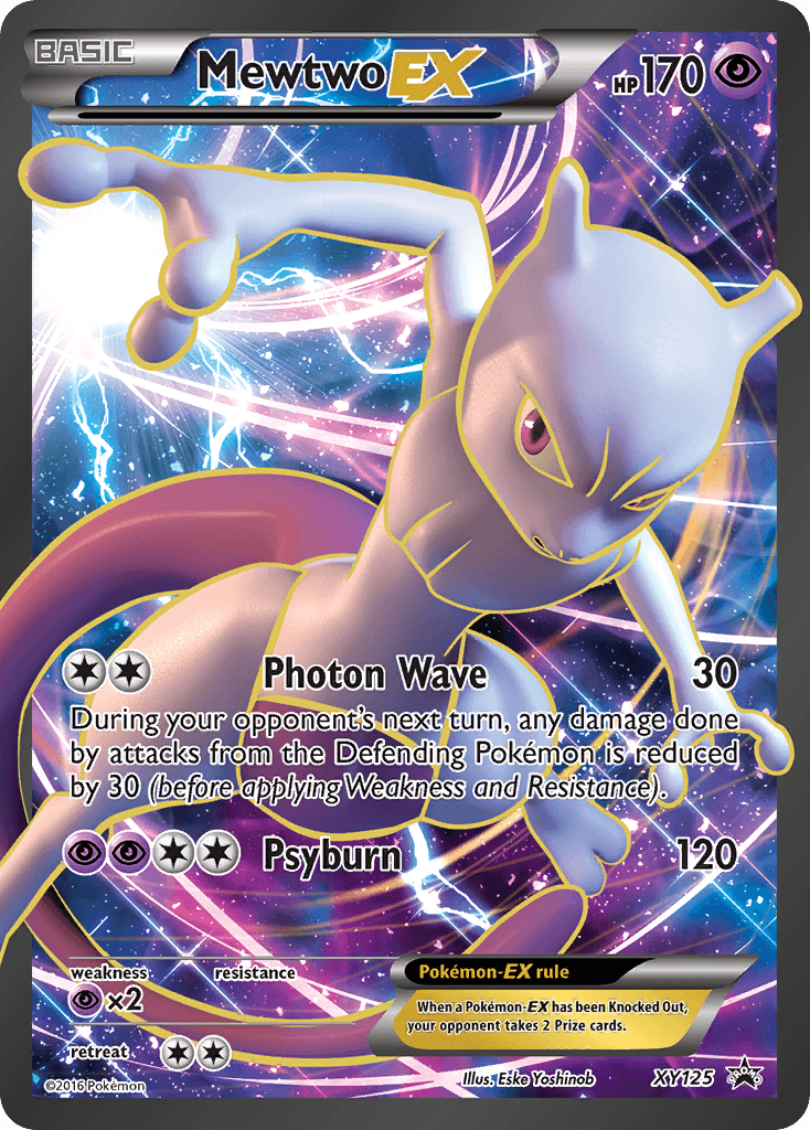 Mewtwo-EX XY Black Star Promos card