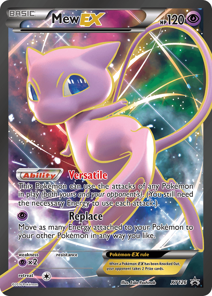 Mew-EX XY Black Star Promos card