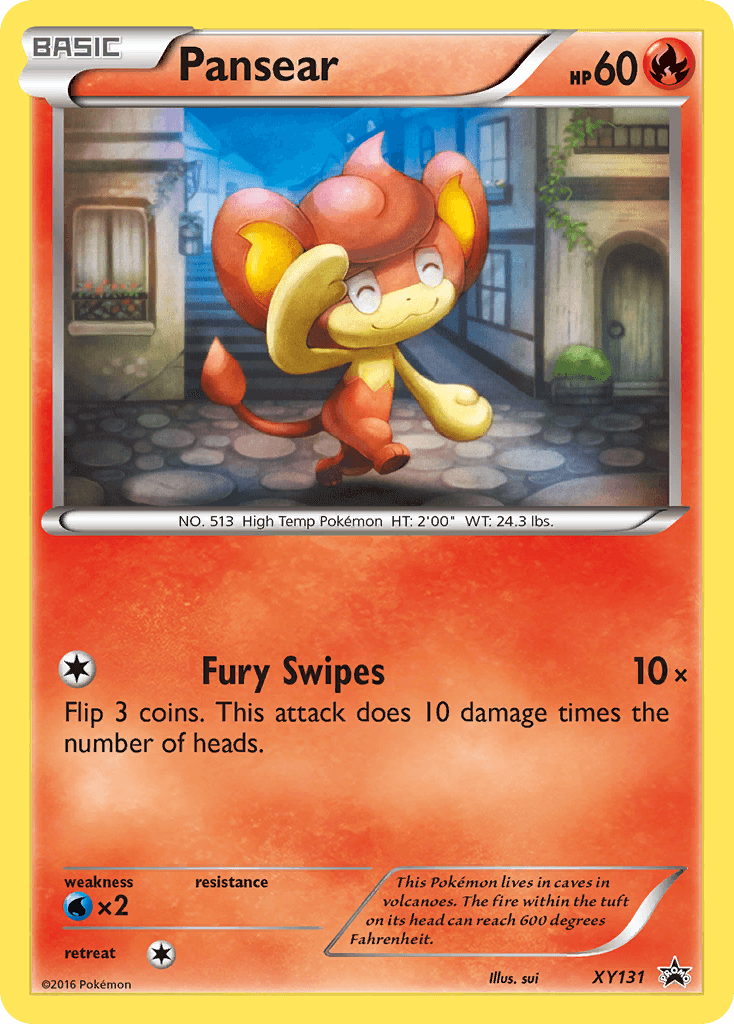 Pansear XY Black Star Promos card