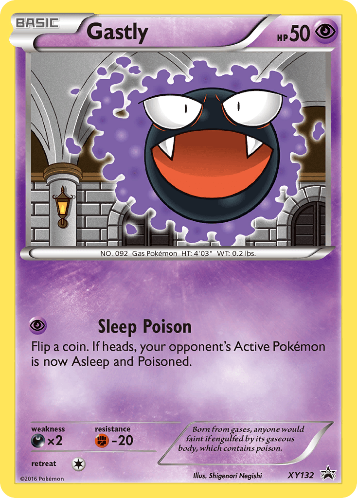 Gastly XY Black Star Promos card