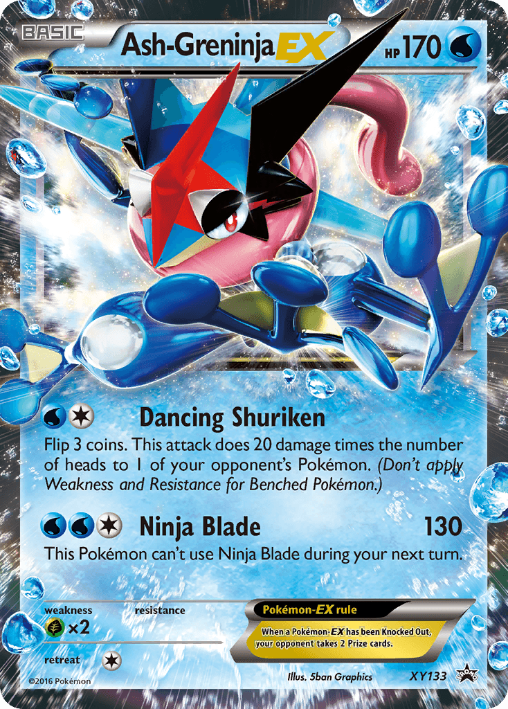 Ash-Greninja-EX XY Black Star Promos card