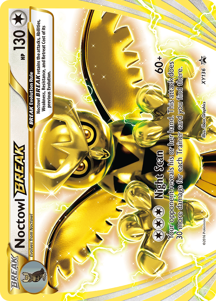 Noctowl BREAK XY Black Star Promos card
