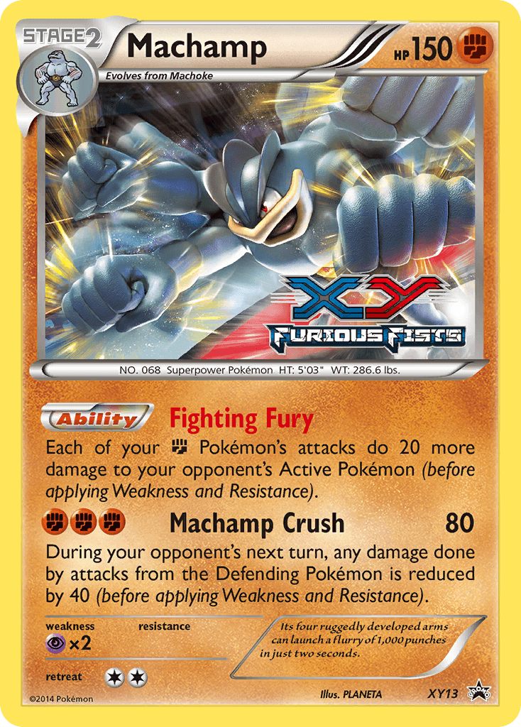 Machamp XY Black Star Promos card