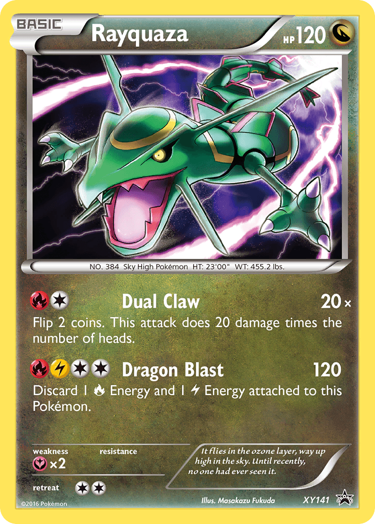 Rayquaza XY Black Star Promos card
