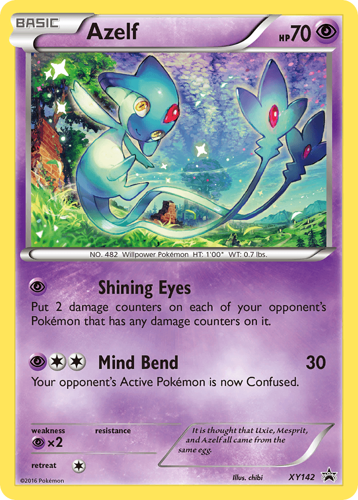 Azelf XY Black Star Promos card