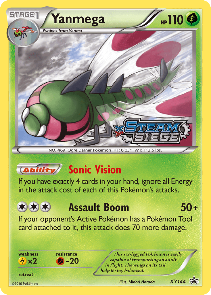 Yanmega XY Black Star Promos card