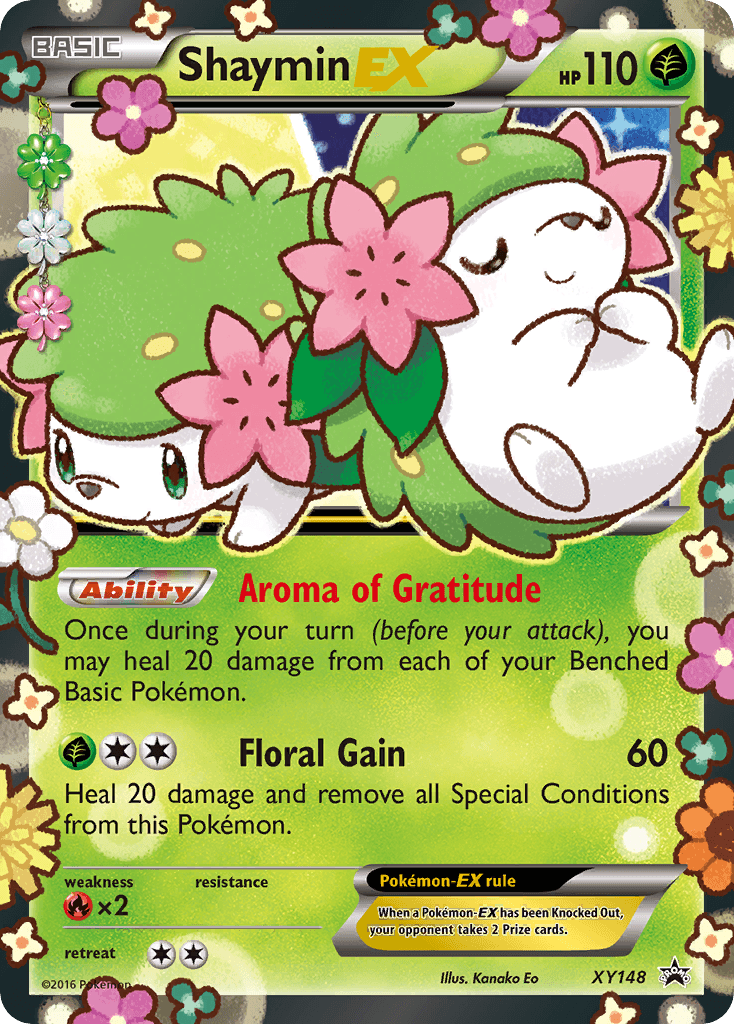 Shaymin-EX XY Black Star Promos card