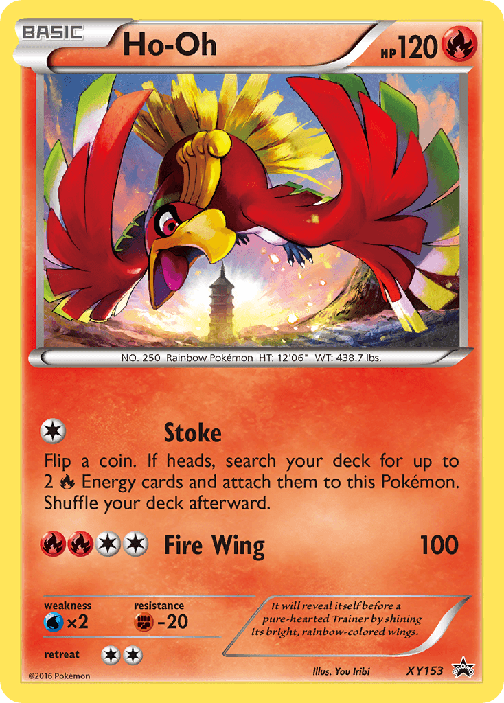 Ho-Oh XY Black Star Promos card