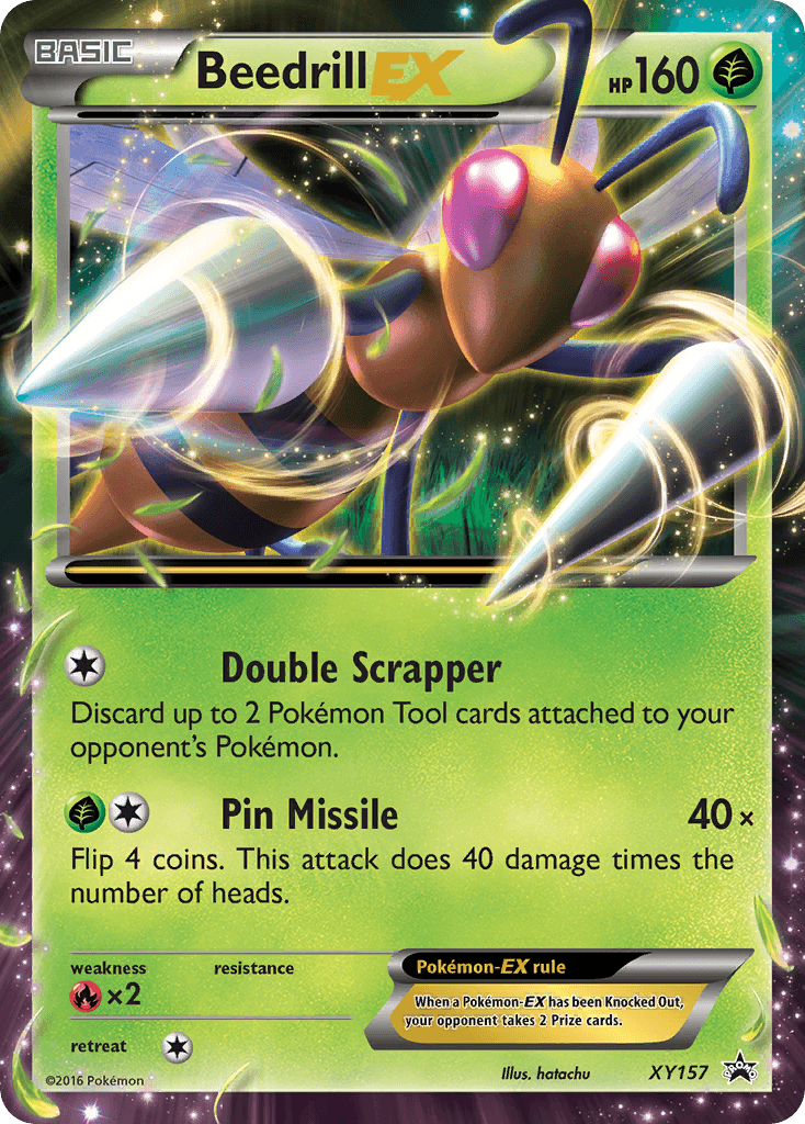 Beedrill-EX XY Black Star Promos card