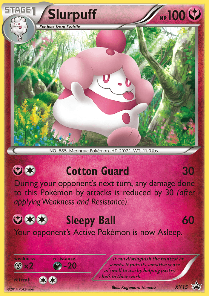 Slurpuff XY Black Star Promos card
