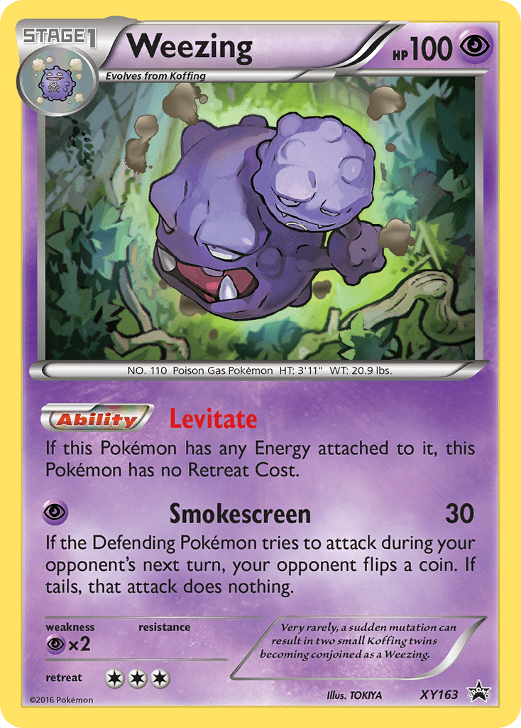 Weezing XY Black Star Promos card