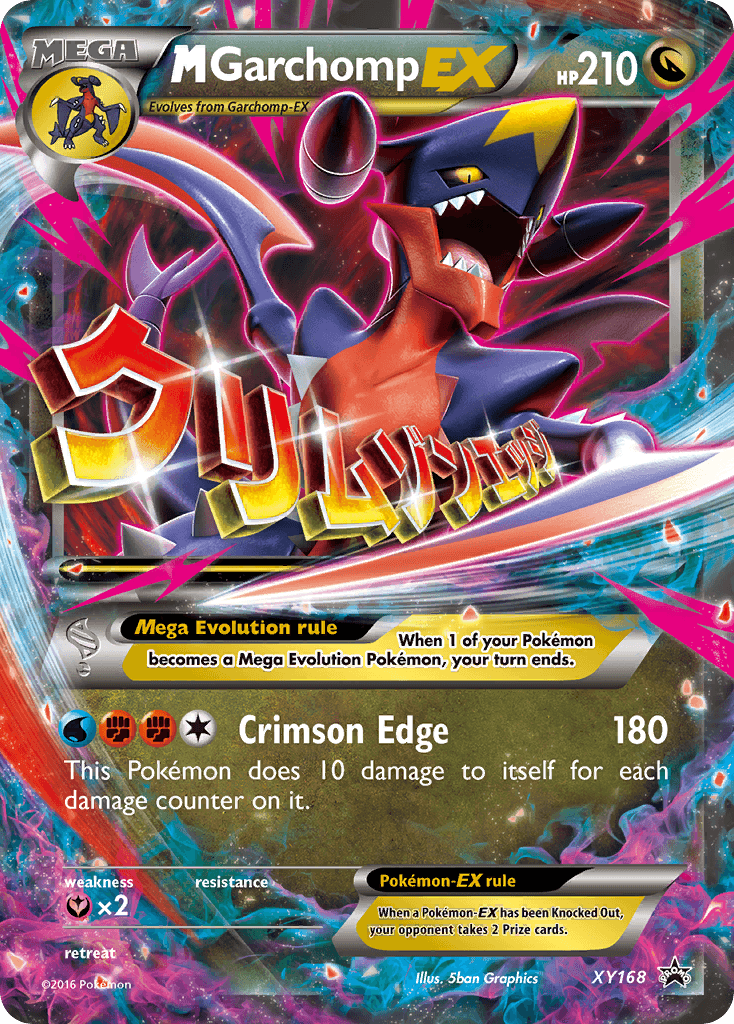 M Garchomp-EX XY Black Star Promos card