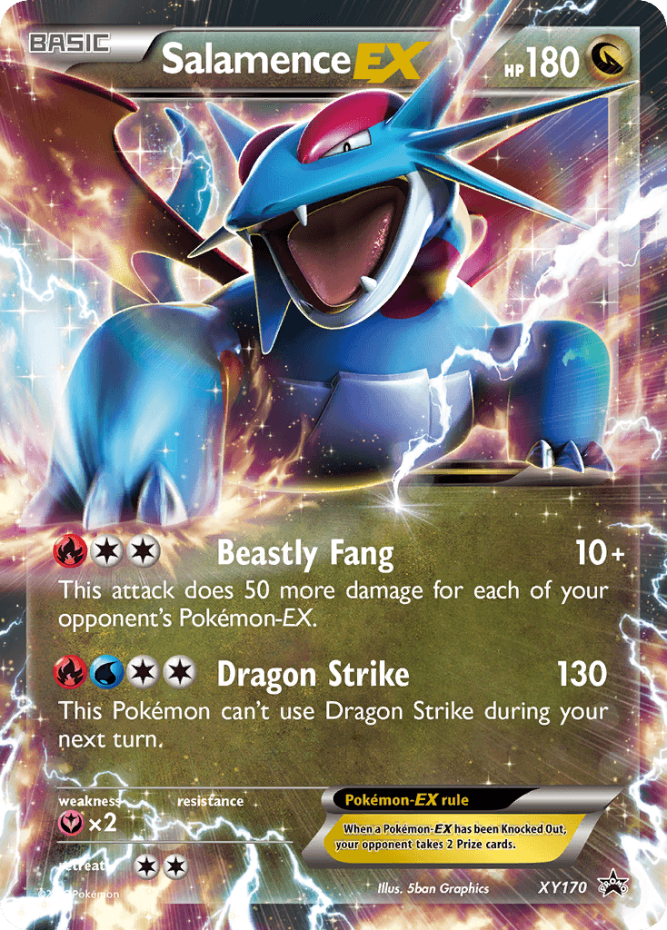 Salamence-EX XY Black Star Promos card