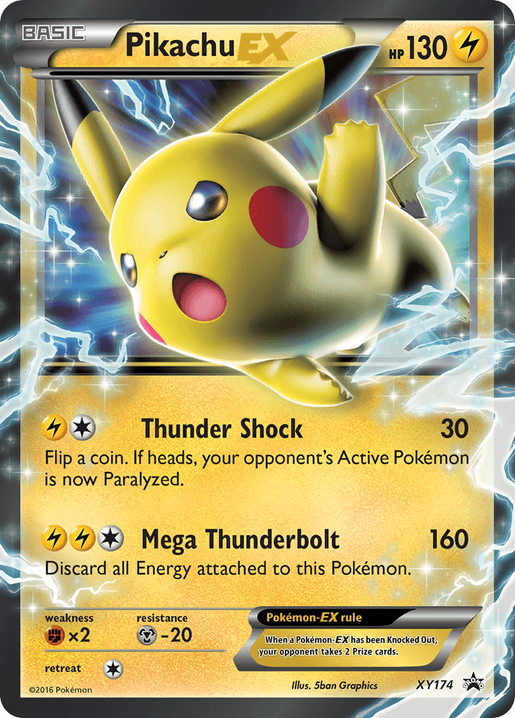 Pikachu-EX XY Black Star Promos card