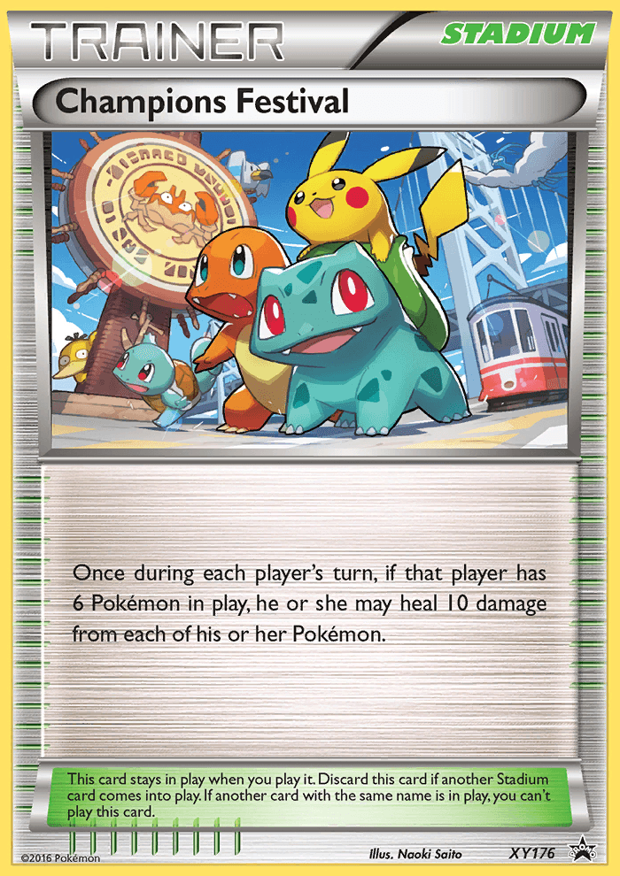 Champions Festival XY Black Star Promos card