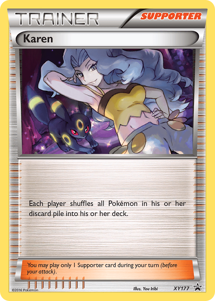 Karen XY Black Star Promos card