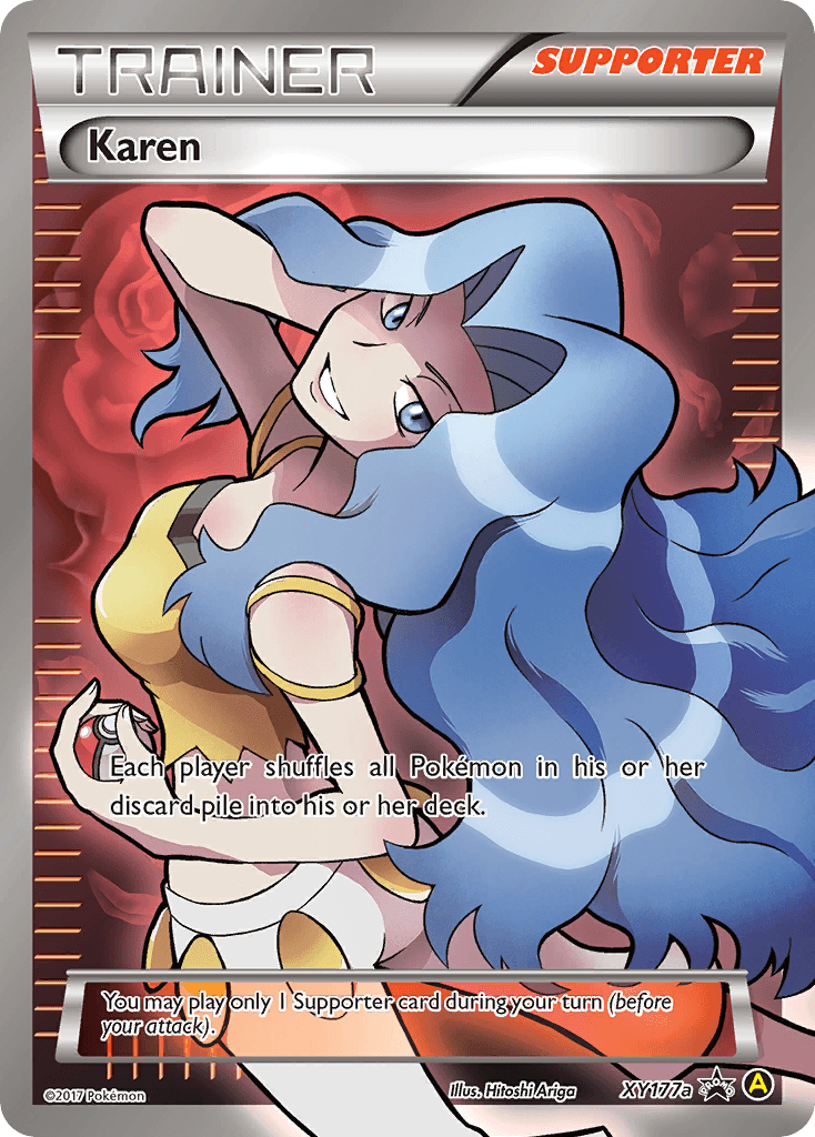 Karen XY Black Star Promos card