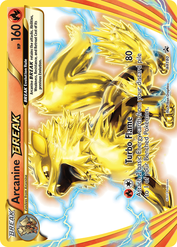 Arcanine BREAK XY Black Star Promos card