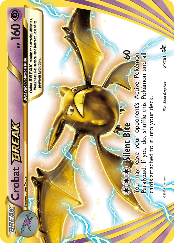 Crobat BREAK XY Black Star Promos card