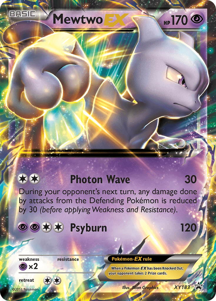 Mewtwo-EX XY Black Star Promos card