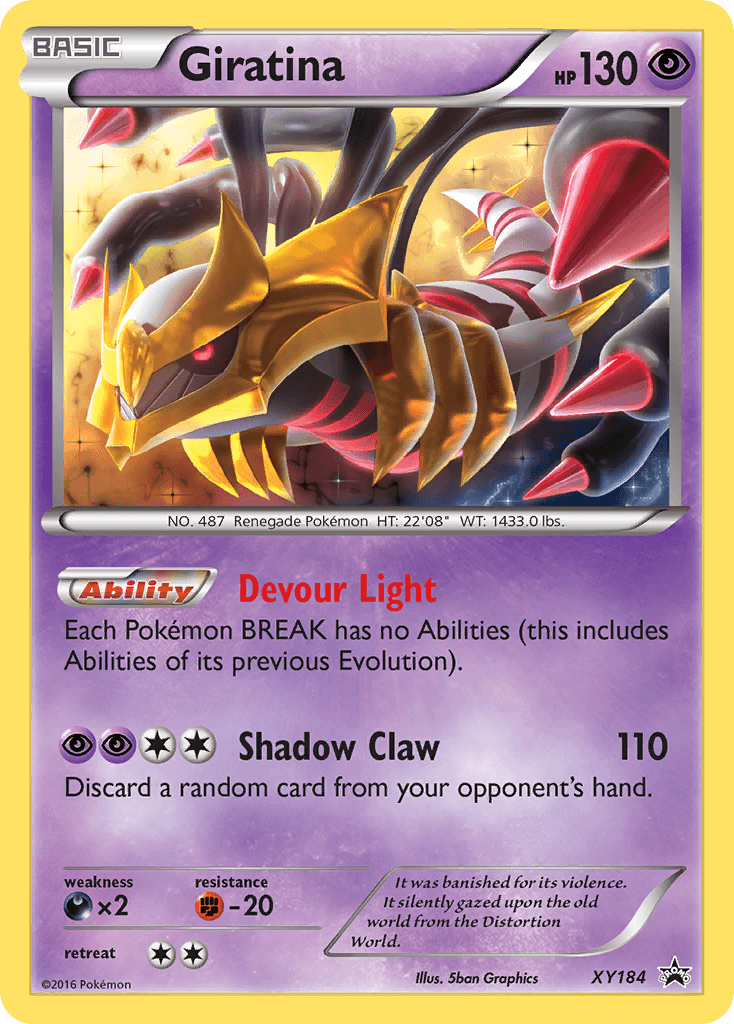 Giratina XY Black Star Promos card