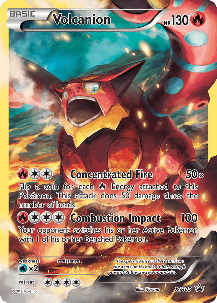 Volcanion XY Black Star Promos card