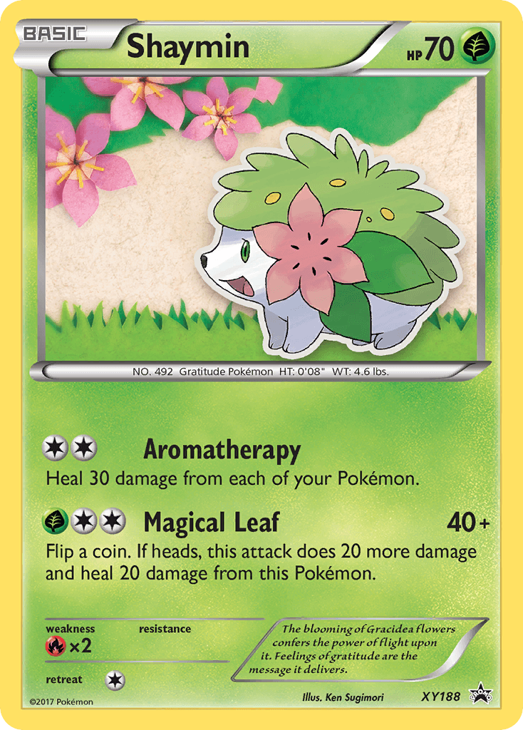 Shaymin XY Black Star Promos card