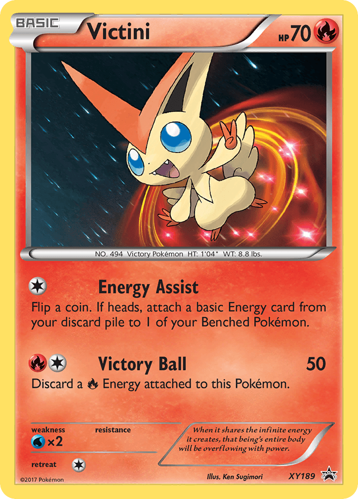 Victini XY Black Star Promos card