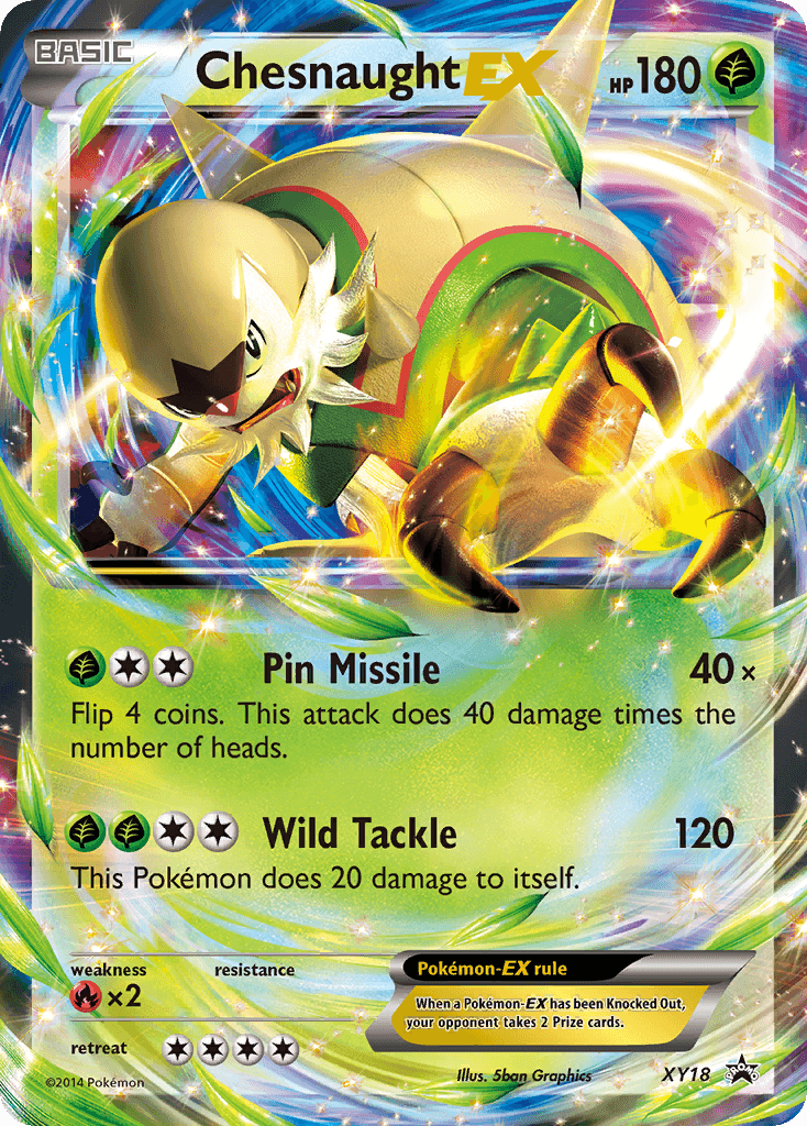 Chesnaught-EX XY Black Star Promos card