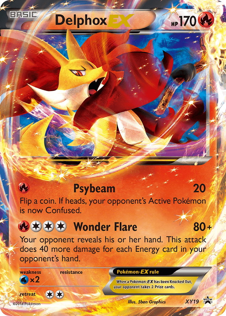 Delphox-EX XY Black Star Promos card