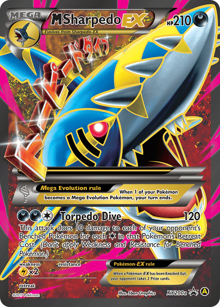 M Sharpedo-EX XY Black Star Promos card