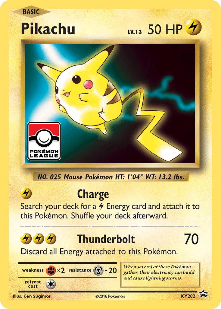 Pikachu XY Black Star Promos card