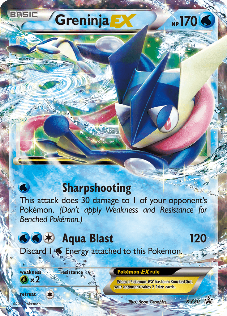 Greninja-EX XY Black Star Promos card