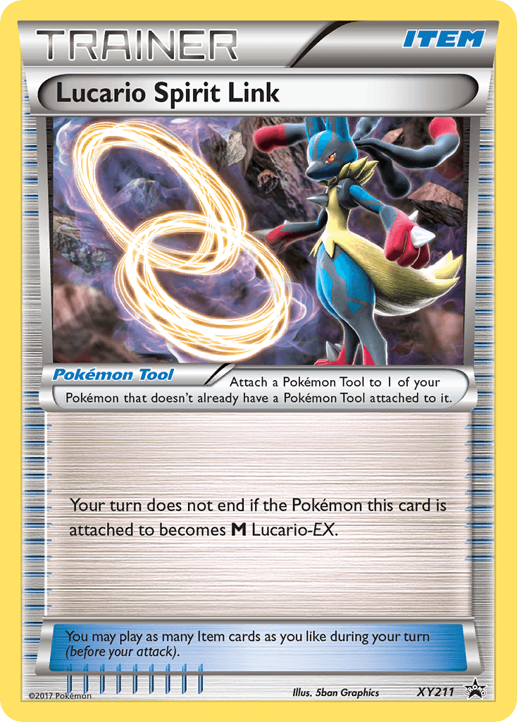 Lucario Spirit Link XY Black Star Promos card