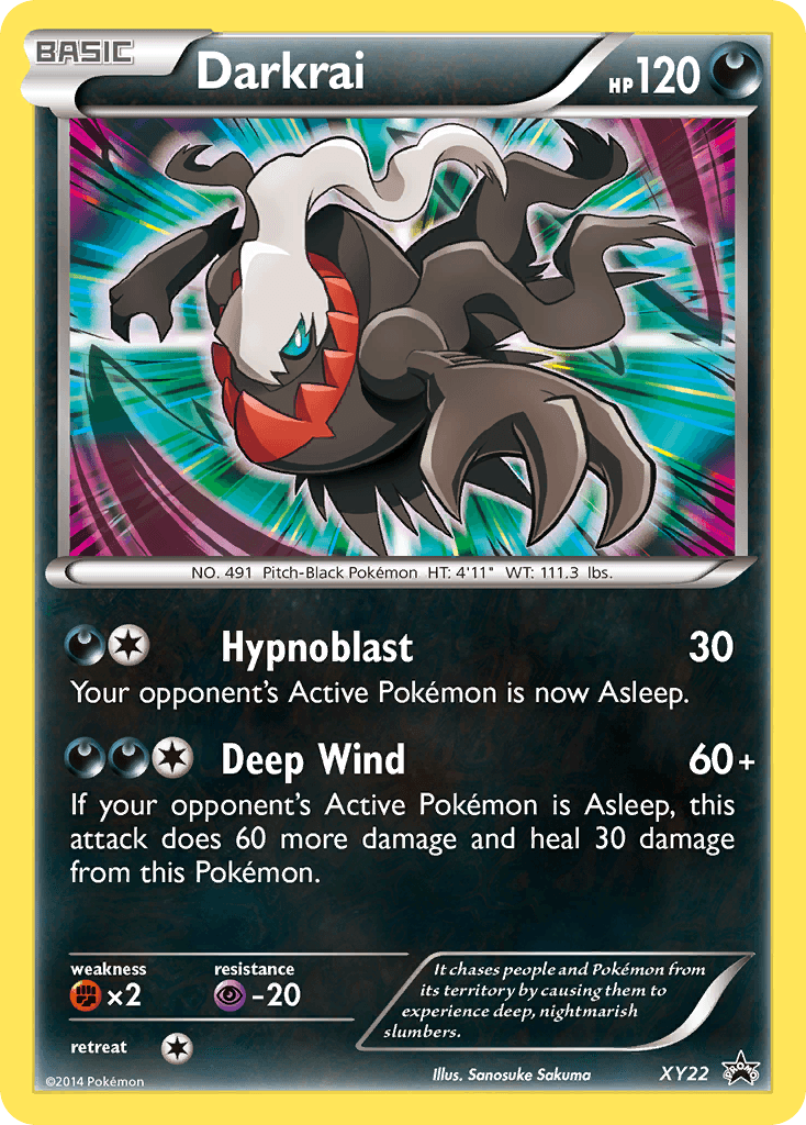 Darkrai XY Black Star Promos card