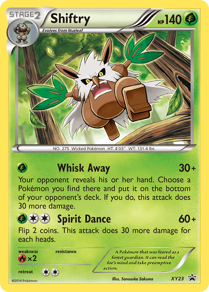 Shiftry XY Black Star Promos card