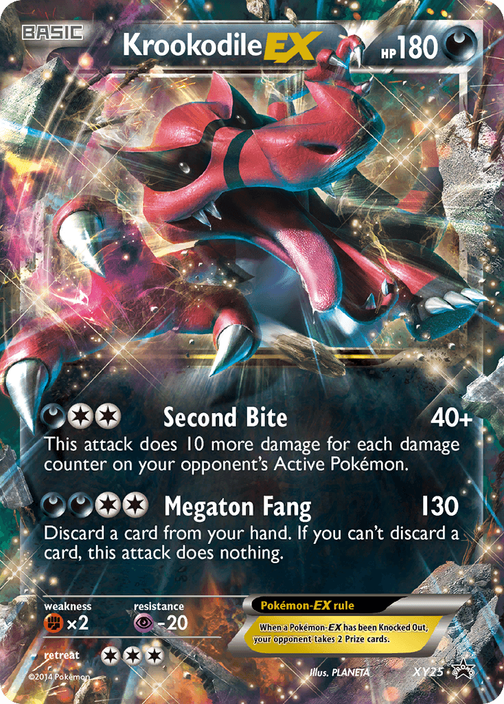 Krookodile-EX XY Black Star Promos card