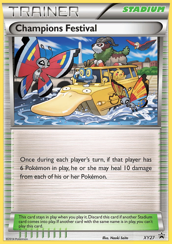 Champions Festival XY Black Star Promos card
