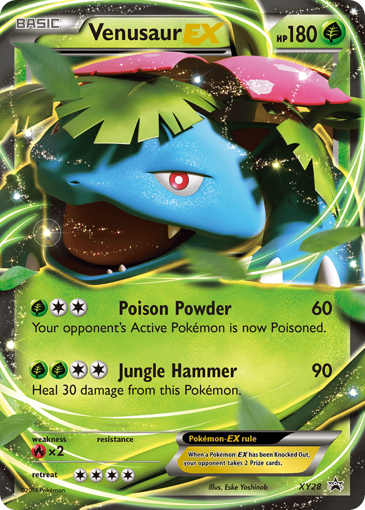 Venusaur-EX XY Black Star Promos card