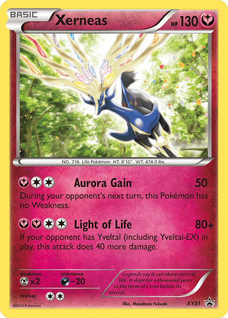 Xerneas XY Black Star Promos card