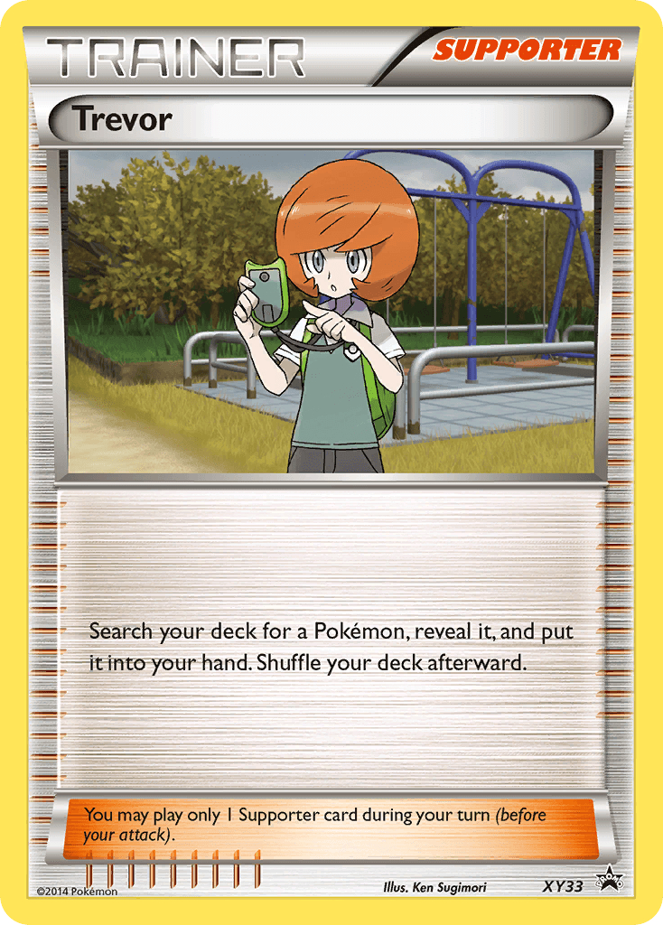 Trevor XY Black Star Promos card