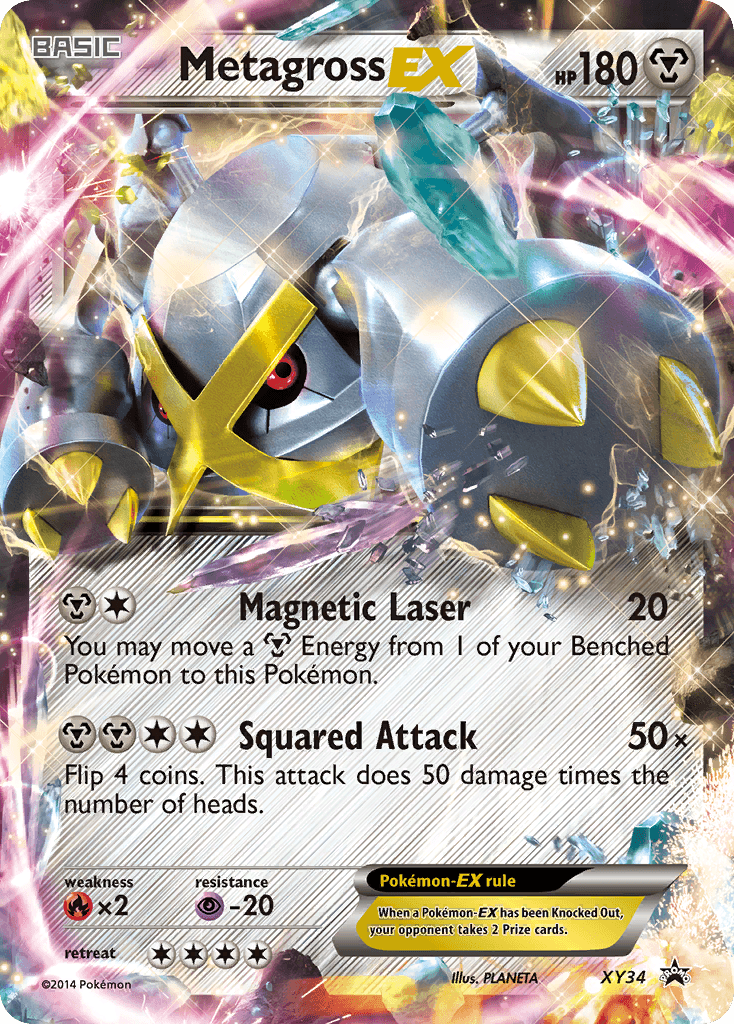 Metagross-EX XY Black Star Promos card