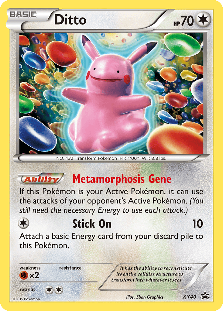 Ditto XY Black Star Promos card