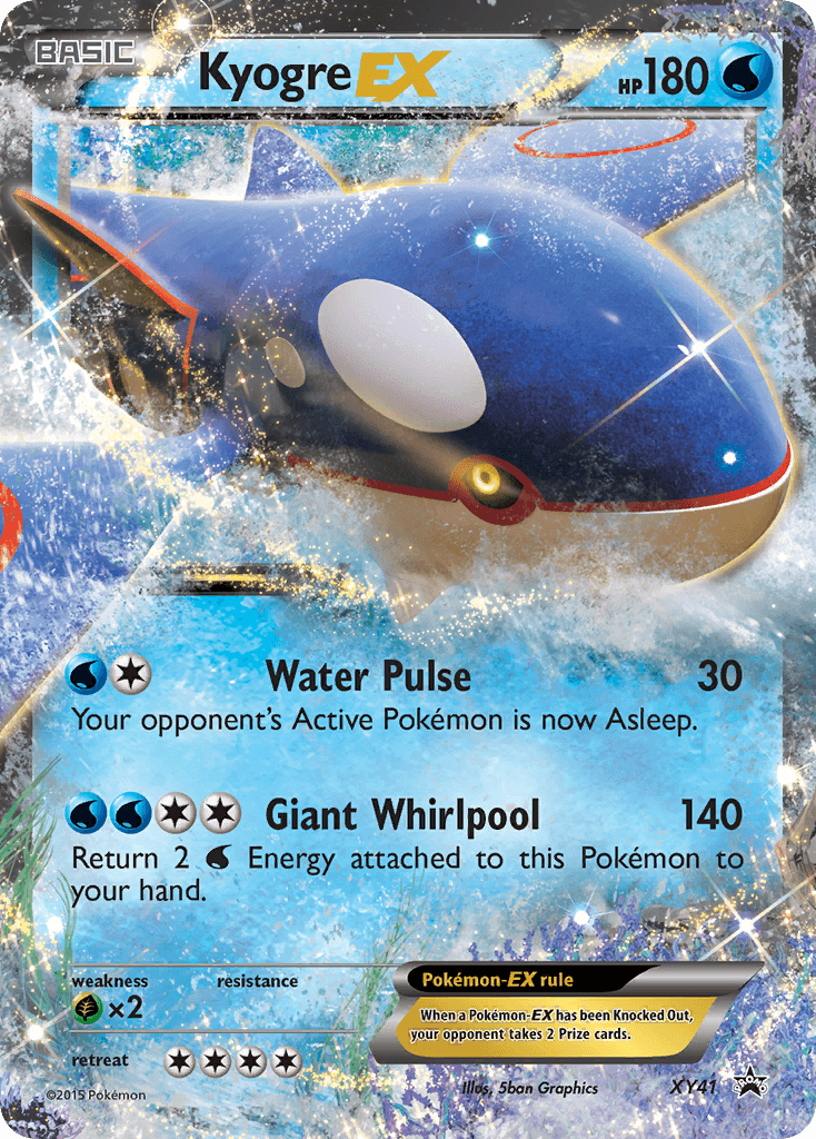 Kyogre-EX XY Black Star Promos card